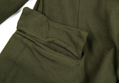 COMME des GARCONS Polyester Dyed 3/4 Jacket Khaki Size S