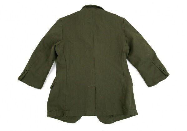 COMME des GARCONS Polyester Dyed 3/4 Jacket Khaki Size S