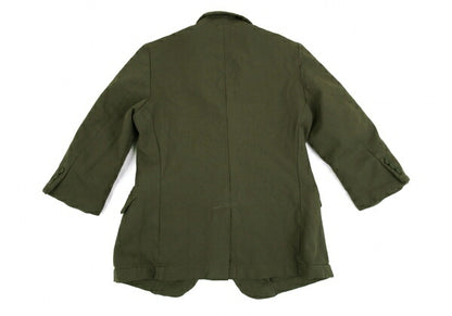 COMME des GARCONS Polyester Dyed 3/4 Jacket Khaki Size S