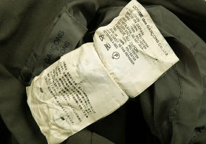 COMME des GARCONS Polyester Dyed 3/4 Jacket Khaki Size S