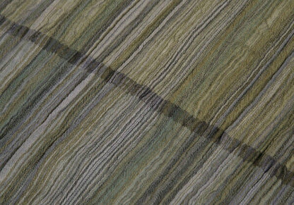 JURGEN LEHL Check Wrinkle Scarf Green