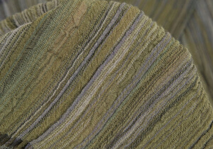 JURGEN LEHL Check Wrinkle Scarf Green