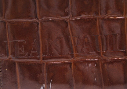 Jean Paul GAULTIER Croc Embossed Bag Brown