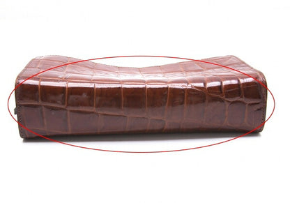 Jean Paul GAULTIER Croc Embossed Bag Brown