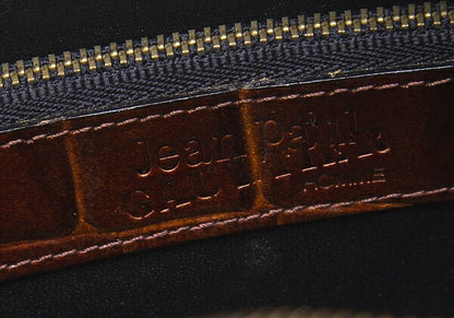Jean Paul GAULTIER Croc Embossed Bag Brown