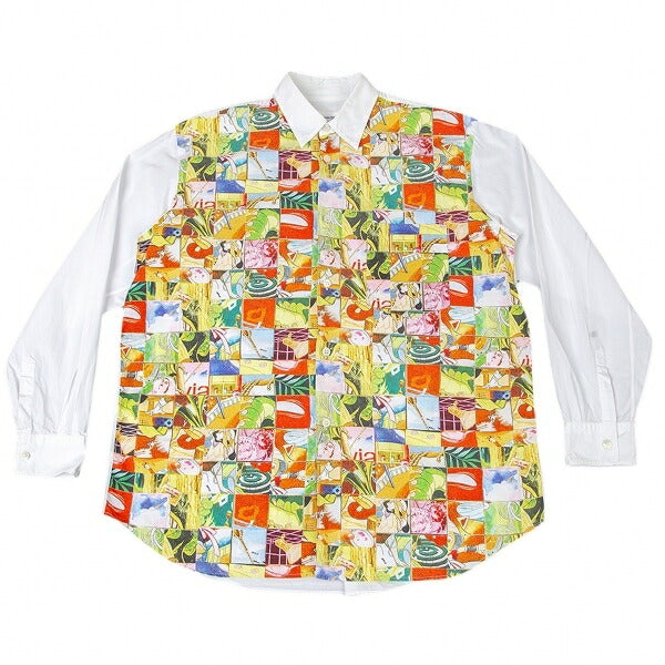 COMME des GARCONS SHIRT Miran Fukuda Pop Shirt White Size S