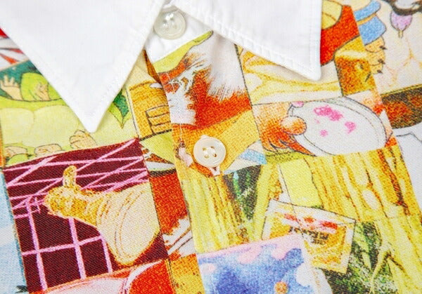 COMME des GARCONS SHIRT Miran Fukuda Pop Shirt White Size S
