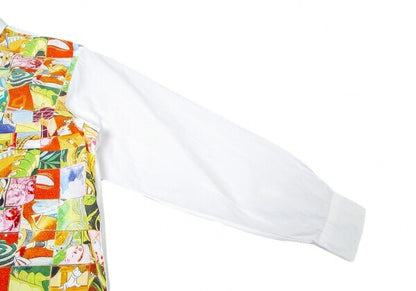 COMME des GARCONS SHIRT Miran Fukuda Pop Shirt White Size S