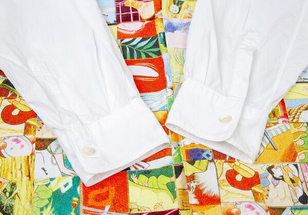 COMME des GARCONS SHIRT Miran Fukuda Pop Shirt White Size S