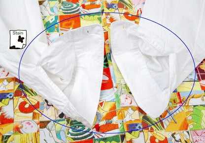 COMME des GARCONS SHIRT Miran Fukuda Pop Shirt White Size S