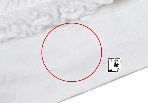 COMME des GARCONS Cotton Square Cut-off Blouse White Size S