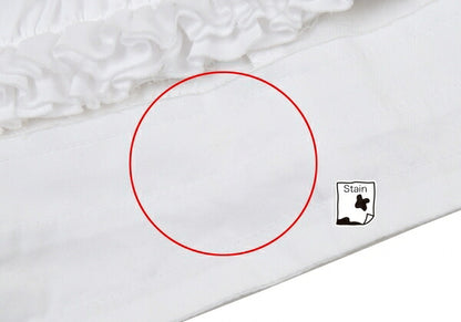 COMME des GARCONS Cotton Square Cut-off Blouse White Size S
