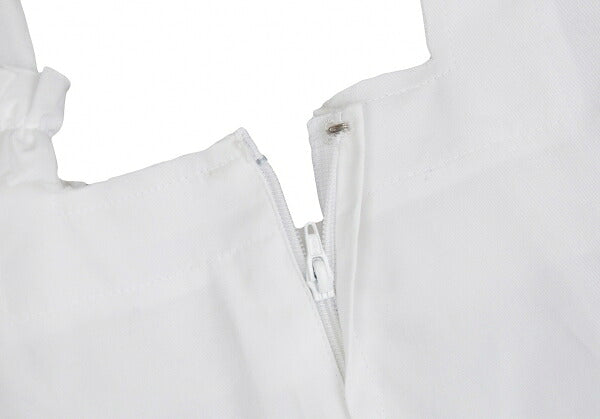 COMME des GARCONS Cotton Square Cut-off Blouse White Size S