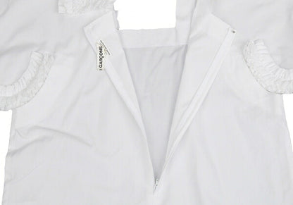 COMME des GARCONS Cotton Square Cut-off Blouse White Size S