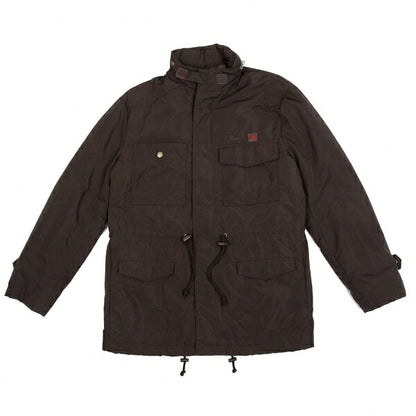 Papas ISLAND Poly Padded M-65 Field Dark Brown Jacket Size 48M