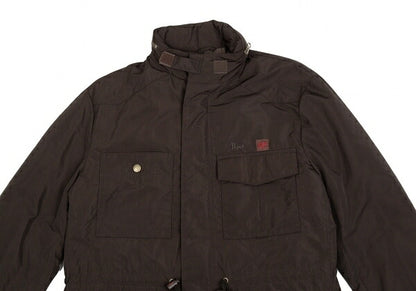 Papas ISLAND Poly Padded M-65 Field Dark Brown Jacket Size 48M