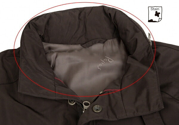 Papas ISLAND Poly Padded M-65 Field Dark Brown Jacket Size 48M