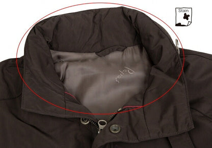 Papas ISLAND Poly Padded M-65 Field Dark Brown Jacket Size 48M