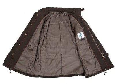 Papas ISLAND Poly Padded M-65 Field Dark Brown Jacket Size 48M