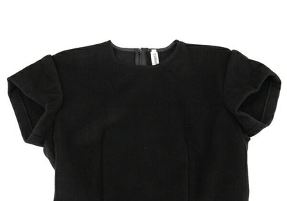 COMME des GARCONS Cashmere Blend Puff Sleeve Dress Size M