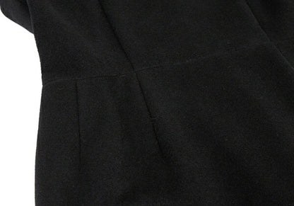 COMME des GARCONS Cashmere Blend Puff Sleeve Dress Size M