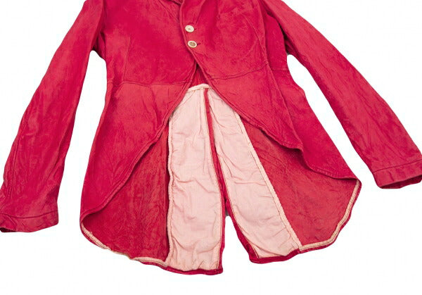 COMME des GARCONS Garment-Dyed Lamb Leather Jacket Size M