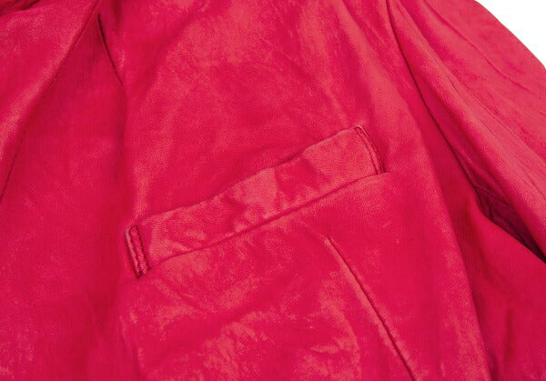 COMME des GARCONS Garment-Dyed Lamb Leather Jacket Size M