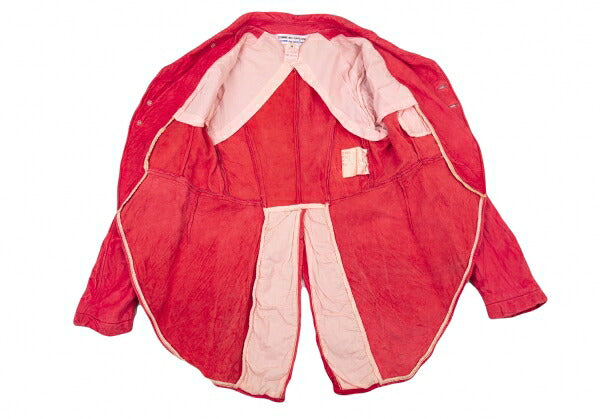 COMME des GARCONS Garment-Dyed Lamb Leather Jacket Size M