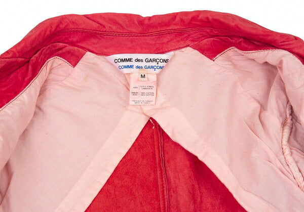 COMME des GARCONS Garment-Dyed Lamb Leather Jacket Size M