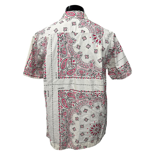 sacai 22SS Bandana Print Open Collar Shirt Size 1