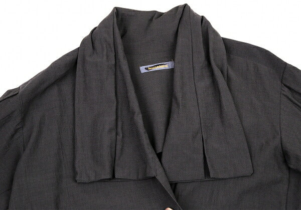 ISSEY MIYAKE Wool Cotton Metal Button Jacket Charcoal Size M