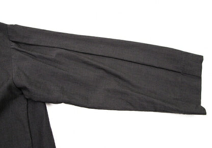 ISSEY MIYAKE Wool Cotton Metal Button Jacket Charcoal Size M