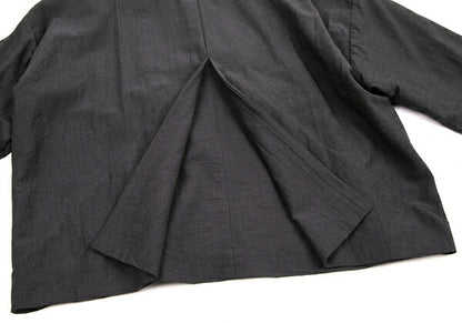 ISSEY MIYAKE Wool Cotton Metal Button Jacket Charcoal Size M