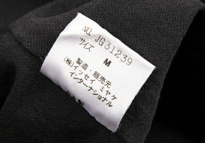 ISSEY MIYAKE Wool Cotton Metal Button Jacket Charcoal Size M