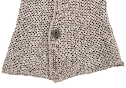 ISSEY MIYAKE Low Gauge Knit Jacket Light Gray Size M