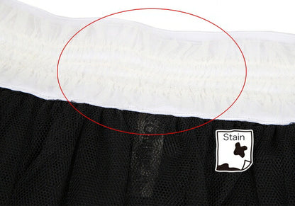 COMME des GARCONS Tulle Overlay Design Skirt Black Size M