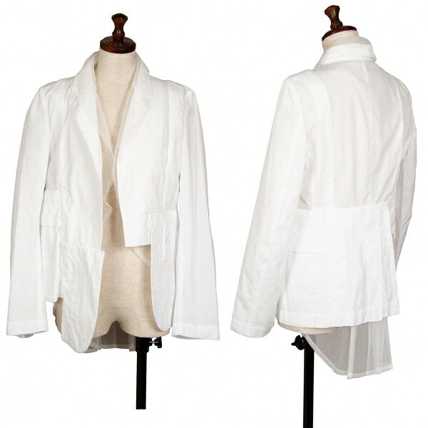 COMME des GARCONS Inner Tulle Cotton Jacket Size S