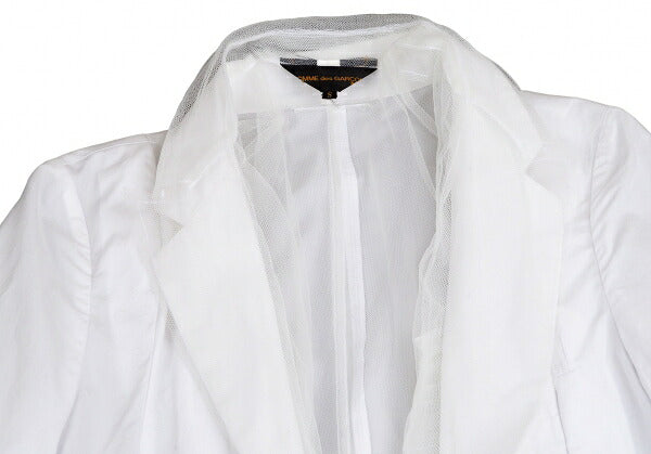COMME des GARCONS Inner Tulle Cotton Jacket Size S