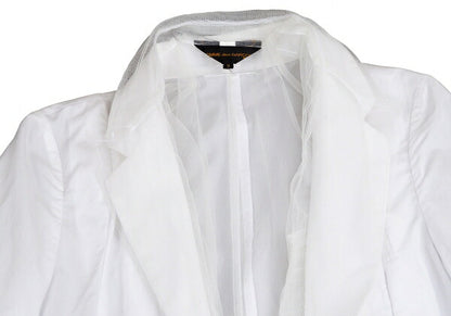 COMME des GARCONS Inner Tulle Cotton Jacket Size S