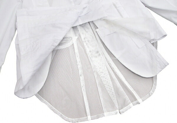 COMME des GARCONS Inner Tulle Cotton Jacket Size S