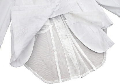 COMME des GARCONS Inner Tulle Cotton Jacket Size S