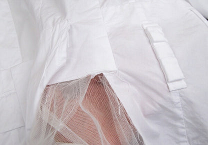 COMME des GARCONS Inner Tulle Cotton Jacket Size S