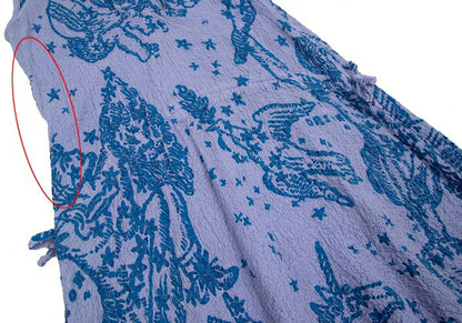 ISSEY MIYAKE me Cotton Unicorn Print Sleeveless Dress Size F