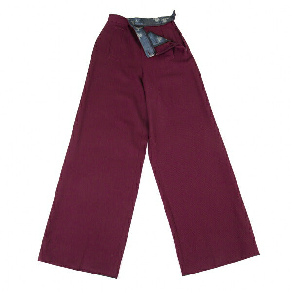 Jean Paul GAULTIER FEMME Minotaur Wool Pants Red Size 38