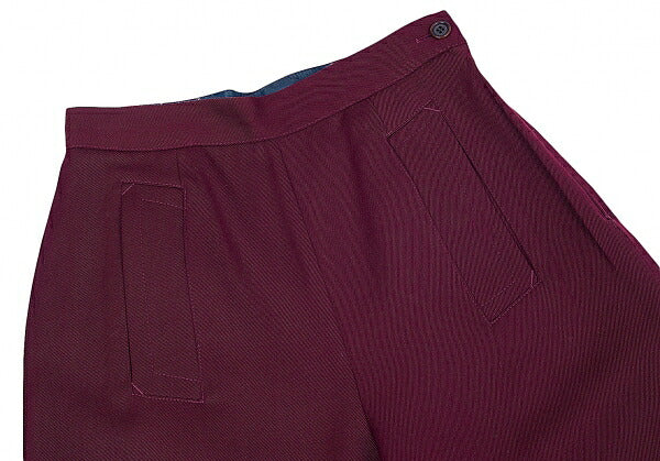 Jean Paul GAULTIER FEMME Minotaur Wool Pants Red Size 38