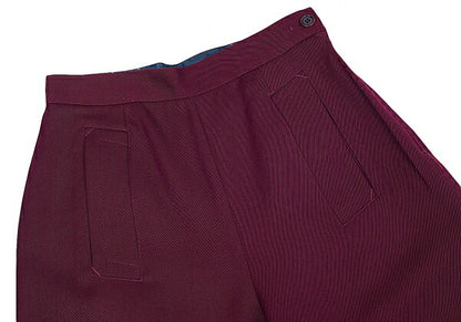 Jean Paul GAULTIER FEMME Minotaur Wool Pants Red Size 38