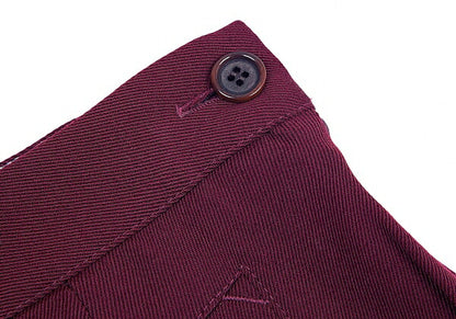 Jean Paul GAULTIER FEMME Minotaur Wool Pants Red Size 38