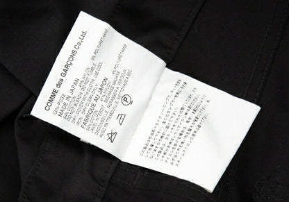 COMME des GARCONS Cotton Nylon Stretch Pants Black Size L