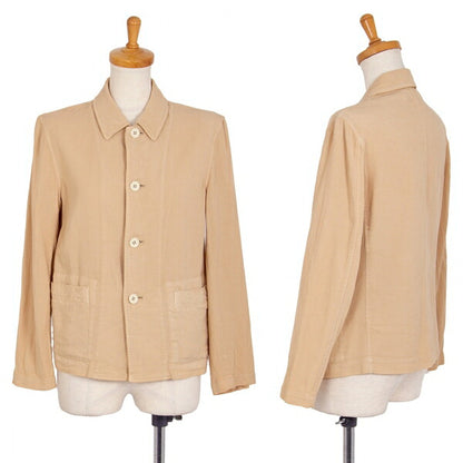 COMME des GARCONS Garment Dye Cotton Jacket Beige Size M