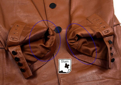 Jean Paul GAULTIER HOMME Sheepskin Coat Brown Size 48
